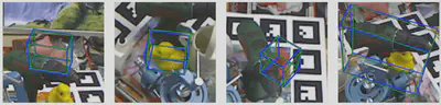 Pose recognition results