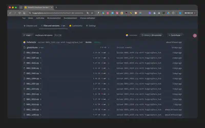 Dataset archive · 23 static-array scenes